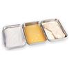 c|h|g chg 3318-00 Set 3 teglie ognuna 23,0 x 15,0 x 3,0 cm