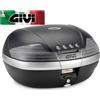 GIVI VALIGIA LT. 46 COMPLETA DI COVER NERA GOFFRATA E CATADIOTTRI FUMÈ V46 GIVI