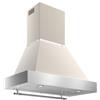 BERTAZZONI K100HERTX+KC36HERTAV Cappa a parete, 100 cm, Installazione a parete, Serie Heritage, Avorio, 1 Motore, Nuova Classe A