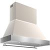 BERTAZZONI K120HERTX+KC48HERTAV Cappa a parete, 120 cm, Installazione a parete, Serie Heritage, Avorio, 1 Motore, Nuova Classe A