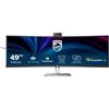 Philips Philips 49B2U6903CH - 6000 Series - monitor a LED - curvato - 49 (48.8 visualizzabile) - 5120 x 1440 SuperWide @ 100 Hz - VA - 500 cd/m² - 3000:1 - DisplayHDR 400 - 4 ms - Thunderbolt 4, 2xHDMI, DisplayPort - altoparlanti - argento 49B2U6903CH/00