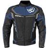 Berik Giubbotto Moto Tessuto Tecnico Berik 2.0 NJ-223318 Nero Blu