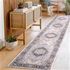Carvapet Lavabile Tappeto Corridoio 60x300cm Antiscivolo Tappeti Runner Passatoia Lungo Sottile Grigio Tappeti di Zona per Camera da Letto Soggiorno Cucina