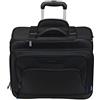 Lightpak Businesstrolley PIONEER, Pilotenkoffer aus Polyester, Businesskoffer mit Organizer-Fach Bagaglio a mano 47 Centimeters 28 Nero (Schwarz)