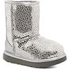 UGG T Classic II Gel Hearts, Stivale Unisex-Bambini, Argento, 22 EU