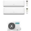 HISENSE CONDIZIONATORE HISENSE HI-COMFORT DUAL SPLIT INVERTER 2AMW42U4RGC 7+12 BTU R32