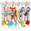 TUMAMA Giochi Passeggino Neonato 3 4 6 9 12 Mesi - Giocattolo Neonato 0-6 Mesi Viaggio per Passeggini Culle, Sonaglio Neonati Sensoriali Montessori Regalo