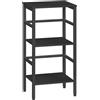 HOOBRO Scaffale a Scala, Libreria a 3 Livelli, 3 Ripiani, Scaffale Porta Album, Portaoggetti Multifunzione, Struttura Stabile in Metallo, in Soggiorno, Camera da Letto, Studio, Cucina EBB80CJ01G1