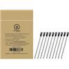MengRan 7CM Mini Penne a Sfera Rimpiazzo, Punta da 1 mm, Compatibile con Rimpiazzo Penne Swarovski (10 Pezzi Tinta Nero)