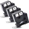 Labelwell Nastro per Etichette Compatibile per Dynmo Rhino 18057 Termorestringenti Tubo 19mm x 1,5 m per Dynmo Rhino 4200 5200 5000 1000 3000 6000 per Dynmo Rhino Industriale Termoretraibile Nastro