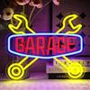 OYCGZV Segno al Neon per Garage - Segno al Neon Check Engine per Decorazione da Parete, Luce al Neon da Parete USB a LED per Autorimessa, Caverna dell'Uomo, Camera per Auto, Officina di Riparazione