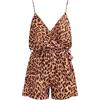 Alviero Martini 1A Classe Alviero Martini Tuta Jumpsuit Corta Geo Animalier 23EDB1A0271732 44 Nero