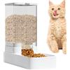 Xasbseulk Distributore automatico di cibo per gatti, distributore automatico di cibo per cani e gatti, alimentatore per animali domestici e abbeveratoio da 3,8 l, dispenser d'acqua per cani, gatti, animali