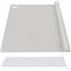 Foepoge Extra Grande 71 x 51 cm Tappetino in Silicone per Resina Epossidica, Alginato per Calchi, Kit per Calco in Gesso, Creazione Gioielli, Tappetini in Silicone per Friggitrice Ad Aria, Grigio