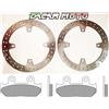 SIFAM 1050 COPPIA DISCHI ANTERIORI PASTIGLIE HONDA XRV AFRICA TWIN 750 RD04 1990 1991