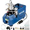 VEVOR Pompa PCP elettrica 300 BAR 30 MPa 4500 PSI Compressore d'aria ad alta pressione 1800 W Pompa ad aria ad alta pressione 37 x 18 x 40 cm Spegnimento manuale, Separatore di acqua e olio per