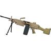 AeK Fucile elettrico Minimi M249 Mk2 PARA Tan polymer version A&K