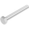 SECCARO vite esagonale M8 x 65 mm, acciaio inox V2A VA A2, DIN 933/ISO 4017, esagono esterno, 20 pezzi