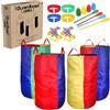 Original Cup OlympiArena® Giochi da Festa per Bambini | Corsa dei Sacchi, Corsa delle Uova, Corsa a 3 Gambe | 12 Medaglie Incluse | attività di Compleanno | Divertimento & Gioco | OriginalCorner®