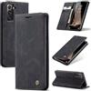 owlhold Cover Samsung Galaxy S21 FE 5G,Cover Samsung Galaxy S21 FE Magnetica Portafoglio Flip[Antiurtoo][Cavalletto][Carta Fessura] Custodia Pelle per Samsung Galaxy S21 FE 5G-Nero