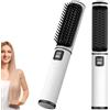 OBEST Mini Spazzola Lisciante Senza Fili,Portatile Pettine Elettrico per Capelli Lisci,Ricarica USB,Nessun Danno dei Capelli,Morbido e Naturale,4 Velocità Regolabile Temperatura,120℃-220℃