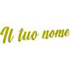 VENEZIANO Gruppo Veneziano - Scritta in plexiglass personalizzata 30-40-50-75 cm - nome in plexiglass specchiato personalizzato - Altezza massima 15cm spessore 3 mm - 100% made in Italy