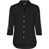 VERO MODA Vmbumpy L/S Shirt New Noos Camicia da Donna, Nero, M