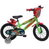 Denver Urban-Skate, Bicicletta Bambino, Verde/Rosso, misura 14