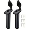 POFET 2 supporti per kayak in plastica per montaggio a filo e copertura per canna da pesca, attrezzatura da pesca, accessori per kayak, canoa, barca, montaggio laterale, maniglie per il trasporto
