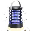 ROTRES Lampada Antizanzare Elettrica 2 in 1,UV Lampada Antizanzare Portatile,USB Luce Antizanzare con LED,Impermeabile IPX4,3 modalità di luce,Trappola Zanzare Elettrica per Campeggio Interni Esterni