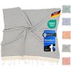 furora HOLIDAY Telo Mare Cotone - Grande 200x100 cm - Ultra Leggero - Asciugatura Rapida | Asciugamano Mare Donna e Uomo: Facile da Pulir - multifunzionale per Spiaggia, Piscina, Viaggio, Outdoor