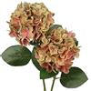 Brifulfiore artificiali di ortensia realistici al tatto, fiori artificiali autunnali da 63 cm, ortensie a stelo lungo per giardini, matrimoni e decorazioni