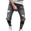 Generic Uomo 0 Pantaloni Pantaloni Jeans per Uomo Denim Cowgirl Strappato Autunno Estate 0 Moda, Y-923 Grigio, L
