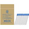 MengRan 7CM Mini Penne a Sfera Rimpiazzo, Punta da 1 mm, Compatibile con Rimpiazzo Penne Swarovski (10 Pezzi Tinta Blu)