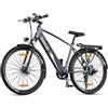 Qekud Bicicletta elettrica da 27,5, pendolari, mountain bike, elettrica, con batteria agli ioni di litio da 36 V, 12,5 Ah, modalità ibrida, portata fino a 100 KM, motore da 250 W, conforme all'UE