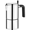 BRA Bali | Caffettiera italiana 4 Tazze, Acciaio Inox 18/10