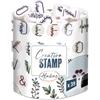 Aladine- Stampo Scrap ALFABET CRAYONNE, Colore, 03751