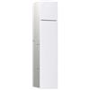Emco Modulo WC asis Pure con chiusura frontale in vetro, a sinistra, a incasso, 730 mm, bianco alpino opaco
