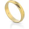 Donipreziosi Coppia Fedine Personalizzabili in Argento 925 placcate oro giallo con Incisione Data e Nome - 2 Anelli Fidanzamento Lui e Lei - Fedina Personalizzata Idea Regalo Uomo Donna (Singola)