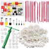 Swpeet Sweet 122 stampi per pasta di zucchero e biscotti, stantuffo, kit argilla polimerica, torte fai-da-te, decorazione