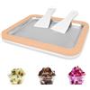 climafusion Macchina per il Gelato, Gelateria Con 2 Spatole, 26 x 21cm Macchine per gelato Soft Yogurt, gelato fatto in casa fai da te, Macchina Gelato Casa (Peach Fuzz, One Size)