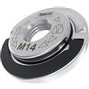 SabreCut 1 x SabreCut GRNSCB 45 mm M14 Smerigliatrice angolare in acciaio inossidabile per impieghi gravosi a cambio rapido Dado flangiato di fissaggio