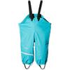 CareTec Rain Overall - PU w. fleece, Pantaloni impermeabili Unisex - Bambini e ragazzi, Blu Turquoise (968), 9-12 mesi