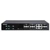 QNAP QSW-M1204-4C - Switch - gestito - 8 x 10 Gigabit SFP+ + 4 x combo 10 Gigabit SFP+/RJ-45 - desktop, montabile su rack