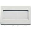 GEWISS Pulsante portanome illuminabile bianco - GW20024