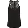 VERO MODA Sottogiacca con Pizzo (XS, Nero)