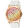 GUESS Orologio Analogico al Quarzo Donna con Cinturino in Silicone W1223L3