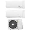 Beretta Climatizzatore Condizionatore BERETTA Dual Split 9+12 Serie BREVA E Inverter con 18000-2 R-32 WI-FI OPTIONAL 9000+12000 A++/A+
