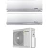 Beretta Climatizzatore Condizionatore BERETTA Dual Split 9+12 Serie BREVA Inverter con 18000-2 R-32 WI-FI OPTIONAL 9000+12000 A++/A+