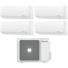 Beretta Climatizzatore Condizionatore BERETTA Quadri Split 9+9+12+12 Serie BREVA E Inverter Con 24000-4 R-32 WI-FI OPTIONAL 9000+9000+12000+12000 A++/A+
